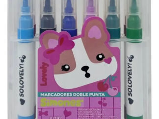 Marcadores De Acrílico X12 Colores Estuche Dibujo Pintura Simones