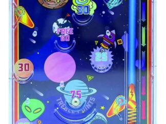 Juego De Pinball De Mesa 25cm Fliper Juguete Espacio