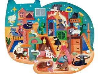 Rompecabezas Infantil Forma De Gatito 150 Piezas Puzzle Gato