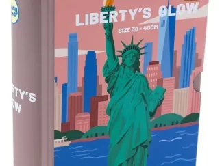 Rompecabezas Bookbox 300 Pz Estatua Libertad 30x40cm Puzzle