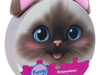 Rompecabezas Infantil Forma De Gatito 200 Piezas Puzzle Gato