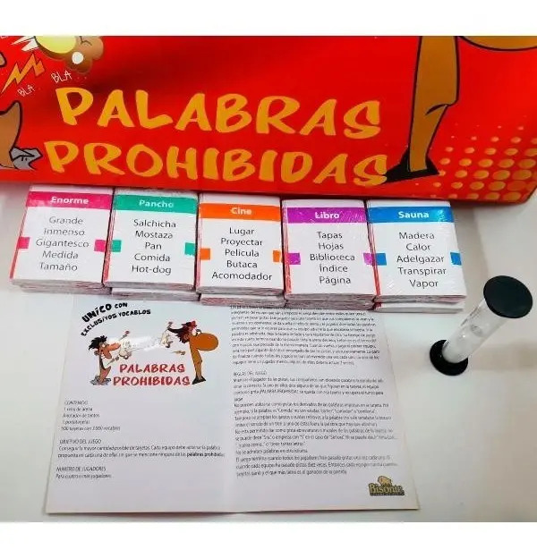 Juego De Mesa Bisonte Palabras Prohibidas - Imagen 5