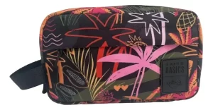 Cartuchera Escolar Talbot Estampadas 2 Cierres Canopla Color Negro Palmeras