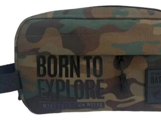 Cartuchera Escolar Talbot Estampadas 2 Cierres Canopla Color Verde Musgo Camuflada Camuflado