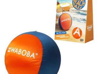Pelota Gigante Waboba Playa Naranja 36cm Inflable Resistente Rápido Secado Pelota Xl