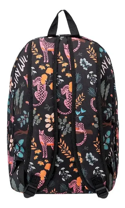 Mochila Estampada De Espalda Talbot 43cm 17 Pulgadas Escolar Color Salvaje Diseño De La Tela Tampa - Imagen 2