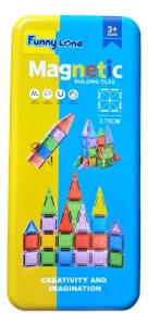 Juego Didáctico Bloques Magnéticos Imanes 24 Piezas Juguete 24 24 Piezas