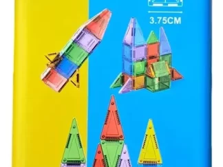 Juego Didáctico Bloques Magnéticos Imanes 24 Piezas Juguete 24 24 Piezas