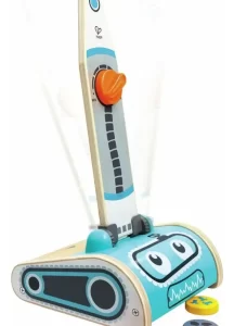 Aspiradora De Madera 7 Piezas Juguete Juego De Rol Hape