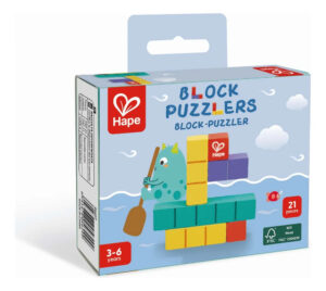 20 Bloques De Madera Hape Juguete Juego Puzzle Formas 20