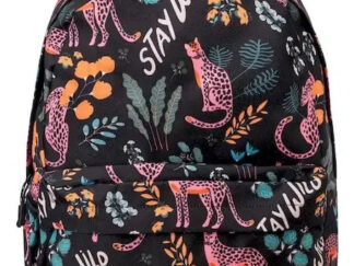 Mochila Estampada De Espalda Talbot 43cm 17 Pulgadas Escolar Color Salvaje Diseño De La Tela Tampa