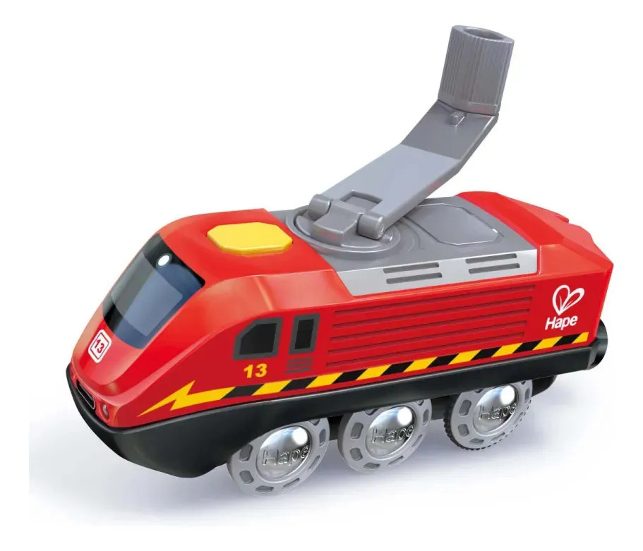 Locomotora De Tren Accionada Por Manivela Hape Locomotora Rojo - Imagen 4