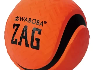 Pelota Acuatica Zag Texturada Rebota En El Agua Waboba Color Color Naranja/rojo