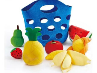 Cesta De Frutas De Fieltro 8 Piezas Juguete Juego Rol Hape