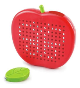 Pizarra De Dibujo Magnética Manzana Hape Pad Apple Rojo