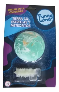 Set Chico Estrellas Y Planetas Brilla Cresko Sharif Express Forma Tierra