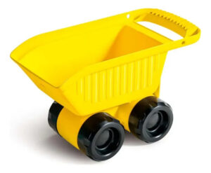 Camión Volcador Vehículo De Juguete Hape 15cm Juego E4098 Amarillo