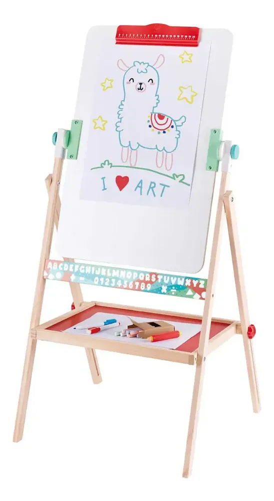Pizarra C/atril Plegable De 2 Caras Hape